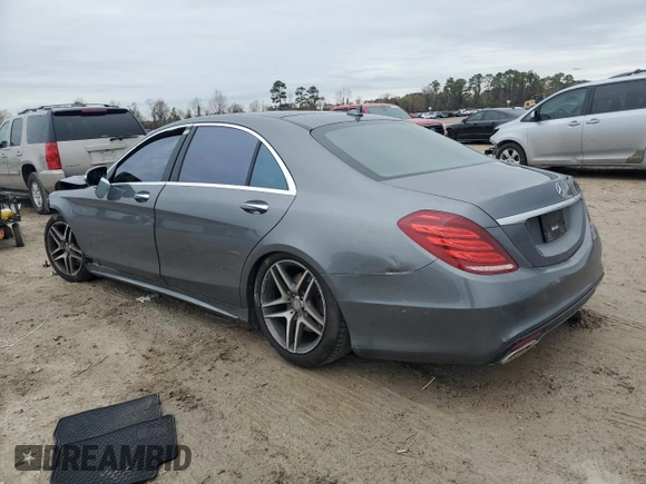 2017 Mercedes-Benz S 550 with VIN WDDUG8FB0HA298971, listed as a Copart auction lot 88958575 with 51,426 mi miles and Salvage Title. Bid and sale history available at carsss.com. Image 2.