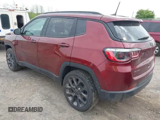 2021 Jeep Compass 80th Anniversary with VIN 3C4NJDEB9MT551945, listed as a IAAI auction lot 42241600 with 33,020 mi miles and . Bid and sale history available at DreamBid. Image 3.