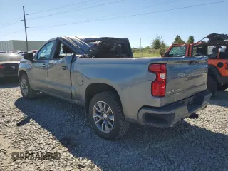 2021 Chevrolet Silverado 1500 RST with VIN 3GCUYEED9MG275757, listed as a Copart auction lot 75471624 with 75,708 mi miles and Salvage Title. Bid and sale history available at carsss.com. Image 2.