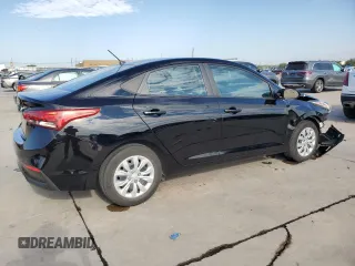 2022 Hyundai Accent SEL with VIN 3KPC24A61NE182565, listed as a Copart auction lot 67732004 with 26,799 mi miles and Salvage Title. Bid and sale history available at DreamBid. Image 3.