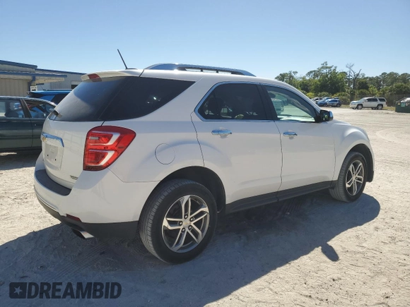 2017 Chevrolet Equinox Premier with VIN 2GNFLGE35H6254875, listed as a Copart auction lot 49861165 with 56,430 mi miles and Salvage Title. Bid and sale history available at carsss.com. Image 3.