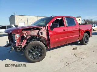 2024 Chevrolet Silverado 1500 RST with VIN 3GCUDEED7RG461736, listed as a Copart auction lot 87898835 with 20 mi miles and Salvage Title. Bid and sale history available at carsss.com. Image 1.