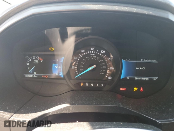 2022 Ford Edge SE with VIN 2FMPK4G98NBB10011, listed as a Copart auction lot 56198525 with 35,343 mi miles and Salvage title. Bid and sale history available at DreamBid. Image 9.