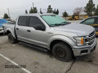 2020 Ford F-150 XL with VIN 1FTEW1C4XLKE08149, listed as a Copart auction lot 49164625 with Not provided miles and Salvage title. Bid and sale history available at DreamBid. Image 4.