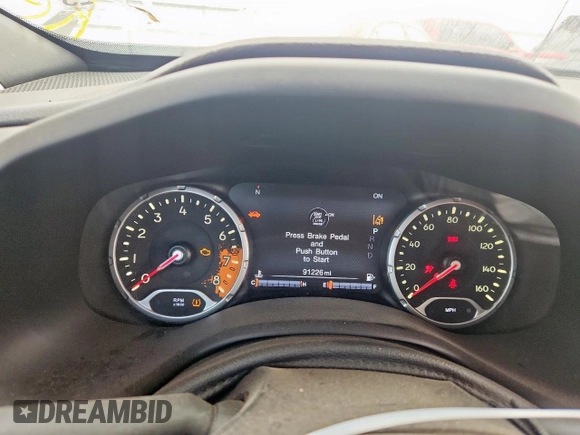 2018 Jeep Renegade Limited z VIN ZACCJADB1JPH47503, wystawiony jako Copart lot #60557265 z przebiegiem 91 226 mil mil oraz Czysty tytuł • Clean title. Historia ofert i sprzedaży dostępna na DreamBid. Obrazek 9.