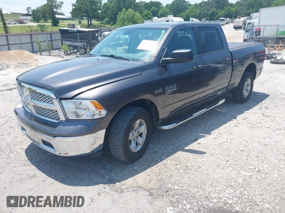 2019 Ram 1500 Big Horn z VIN 1C6RR7TT4KS516856, wystawiony jako IAAI lot #42479156 z przebiegiem 140 579 mil mil oraz . Historia ofert i sprzedaży dostępna na DreamBid. Obrazek 2.
