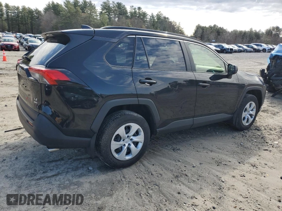 2019 Toyota RAV4 LE with VIN JTMF1RFV8KD002525, listed as a Copart auction lot 49560465 with 28,929 mi miles and Salvage Title. Bid and sale history available at DreamBid. Image 3.