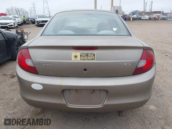 2000 Dodge Neon Highline with VIN 1B3ES46C0YD603464, listed as a IAAI auction lot 41905715 with 176,971 mi miles. Bid and sale history available at carsss.com. Image 16.