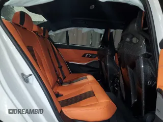 2025 BMW M3 Competition xDrive z VIN WBS33HJ03SFU35458, wystawiony jako Copart lot #43777165 z przebiegiem 231 mil mil oraz Szkoda całkowita • Salvage title. Historia ofert i sprzedaży dostępna na DreamBid. Obrazek 10.