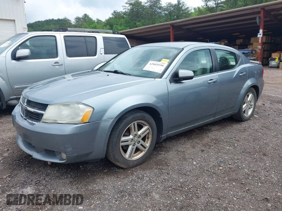 2010 Dodge Avenger R/T with VIN 1B3CC5FB4AN159202, listed as a IAAI auction lot 42069196 with 141,469 mi miles. Bid and sale history available at carsss.com. Image 2.