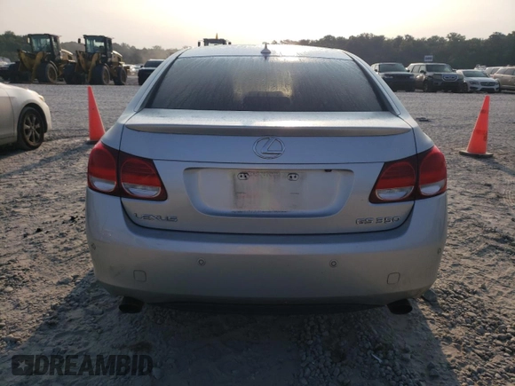2007 Lexus GS 350 with VIN JTHBE96S870018293, listed as a Copart auction lot 70405674 with 163,924 mi miles and Salvage Title. Bid and sale history available at carsss.com. Image 6.