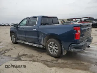 2019 Chevrolet Silverado 1500 High Country with VIN 1GCUYHED1KZ143932, listed as a Copart auction lot 46997635 with 70,075 mi miles and Salvage Title. Bid and sale history available at carsss.com. Image 2.