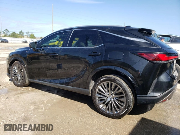 2023 Lexus RX with VIN 2T2BAMBA4PC007824, listed as a Copart auction lot 45815134 with 17,291 mi miles. Bid and sale history available at carsss.com. Image 2.