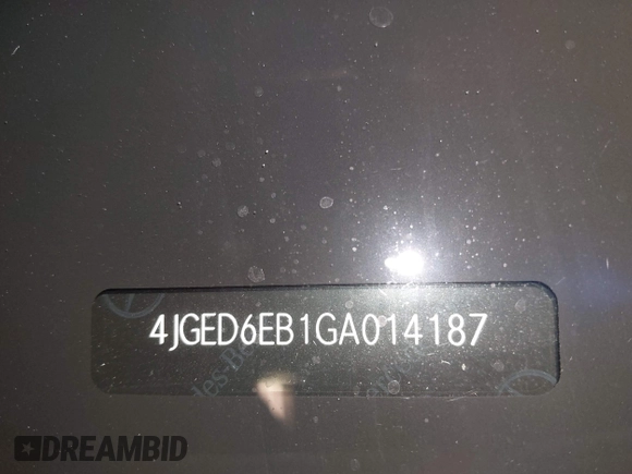 2016 Mercedes-Benz GLE 450 AMG with VIN 4JGED6EB1GA014187, listed as a IAAI auction lot 42341895 with 123,179 mi miles and . Bid and sale history available at DreamBid. Image 17.