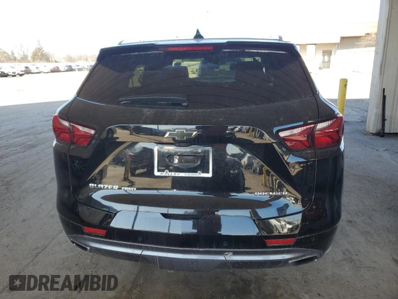 2020 Chevrolet Blazer Premier with VIN 3GNKBLRS8LS580997, listed as a Copart auction lot 47553255 with 46,373 mi miles and Salvage title. Bid and sale history available at DreamBid. Image 6.