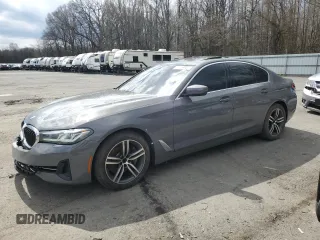 2022 BMW 5 Series 530i xDrive z VIN WBA13BJ0XNWX56782, wystawiony jako Copart lot #50706545 z przebiegiem 86 813 mil mil oraz Szkoda całkowita • Salvage title. Historia ofert i sprzedaży dostępna na DreamBid. Obrazek 1.
