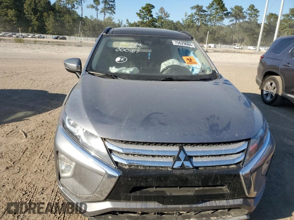 2020 Mitsubishi Eclipse Cross SE with VIN JA4AS5AA0LZ000187, listed as a Copart auction lot 75629684 with Not provided miles and Salvage title. Bid and sale history available at DreamBid. Image 5.