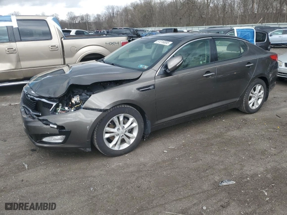 2013 Kia Optima EX with VIN 5XXGN4A76DG165882, listed as a Copart auction lot 51316695 with 86,087 mi miles and Salvage Title. Bid and sale history available at carsss.com. Image 1.