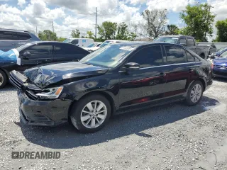 2015 Volkswagen Jetta SE с VIN 3VWD07AJ2FM296420, выставлен на аукционе Copart как лот 61103085 с пробегом 72 579 миль миль и Списание • Salvage title. История ставок и продаж доступна на DreamBid. Изображение 1.