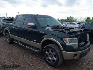 2013 Ford F-150 XL with VIN 1FTFW1CT3DKE75205, listed as a IAAI auction lot 41900732 with 1 mi miles. Bid and sale history available at carsss.com. Image 1.