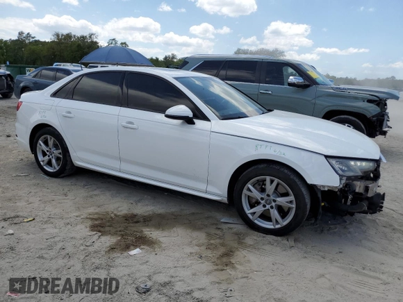 2018 Audi A4 Premium with VIN WAUDNAF45JA018814, listed as a Copart auction lot 55561425 with 70,998 mi miles and Salvage title. Bid and sale history available at DreamBid. Image 4.