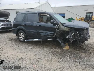 2006 Honda Pilot EX-L with RES with VIN 2HKYF18676H510373, listed as a Copart auction lot 52396205 with 0 mi miles and Salvage Title. Bid and sale history available at carsss.com. Image 4.