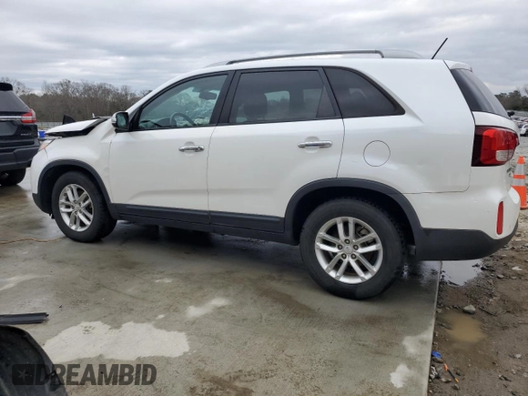 2015 Kia Sorento LX with VIN 5XYKT3A68FG595316, listed as a Copart auction lot 44363615 with 192,193 mi miles and Salvage Title. Bid and sale history available at DreamBid. Image 2.
