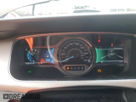 2015 Ford Taurus SHO with VIN 1FAHP2KT0FG123255, listed as a Copart auction lot 51887725 with 152,873 mi miles and Salvage Title. Bid and sale history available at DreamBid. Image 9.