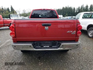 2007 Dodge Ram 2500 SLT with VIN 3D7KS28C87G742655, listed as a Copart auction lot 74837974 with 386,571 mi miles and Salvage Title. Bid and sale history available at carsss.com. Image 6.