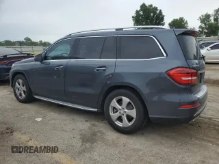 2017 Mercedes-Benz GLS 450 with VIN 4JGDF6EE1HA758356, listed as a Copart auction lot 55816615 with 104,840 mi miles and Salvage title. Bid and sale history available at DreamBid. Image 2.