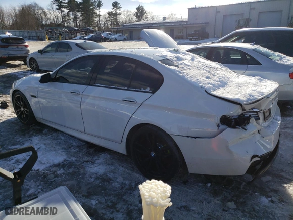 2016 BMW 5 Series 535i xDrive with VIN WBA5B3C50GG258445, listed as a Copart auction lot 45350205 with 95,662 mi miles and Salvage Title. Bid and sale history available at carsss.com. Image 2.