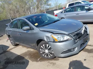 2013 Nissan Sentra SR with VIN 3N1AB7AP4DL645846, listed as a IAAI auction lot 41923706 with 39,328 mi miles and . Bid and sale history available at DreamBid. Image 1.