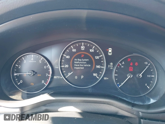 2019 Mazda 3 Select with VIN 3MZBPAAL0KM105508, listed as a IAAI auction lot 41684697 with 88,751 mi miles and . Bid and sale history available at DreamBid. Image 7.