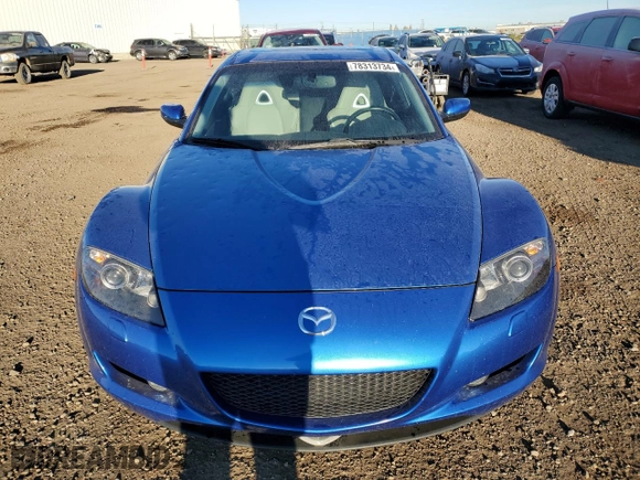 2007 Mazda RX-8 Sport with VIN JM1FE173970210088, listed as a Copart auction lot 78313734 with 54,231 mi miles and Clean Title. Bid and sale history available at carsss.com. Image 5.