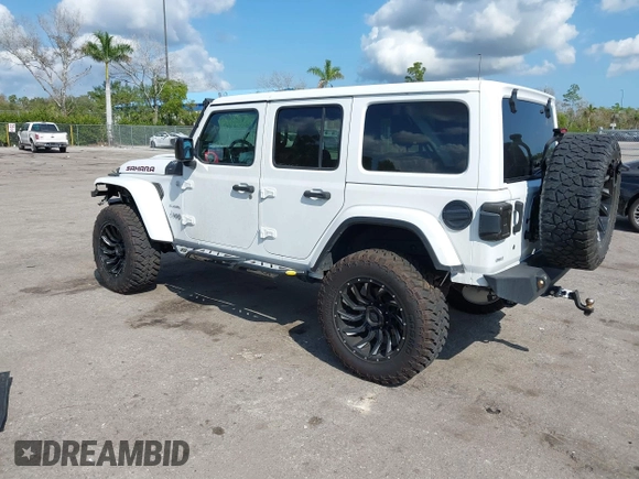 2020 Jeep Wrangler Unlimited Sahara with VIN 1C4HJXEN7LW213459, listed as a IAAI auction lot 41502047 with 40,816 mi miles. Bid and sale history available at carsss.com. Image 3.