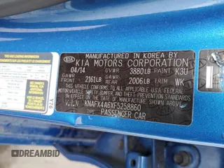 2015 Kia Forte LX with VIN KNAFX4A6XF5258860, listed as a Copart auction lot 44387555 with 119,241 mi miles and Salvage Title. Bid and sale history available at carsss.com. Image 14.
