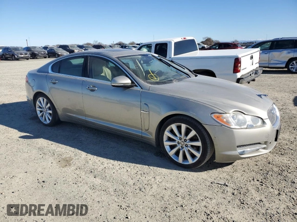 2010 Jaguar XF Premium Luxury with VIN SAJWA0GB9ALR77623, listed as a Copart auction lot 89191235 with 127,950 mi miles and Clean Title. Bid and sale history available at carsss.com. Image 4.