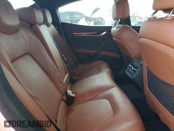 2018 Maserati Ghibli z VIN ZAM57XSAXJ1278606, wystawiony jako Copart lot #55722585 z przebiegiem 50 007 mil mil oraz Szkoda całkowita • Salvage title. Historia ofert i sprzedaży dostępna na DreamBid. Obrazek 10.