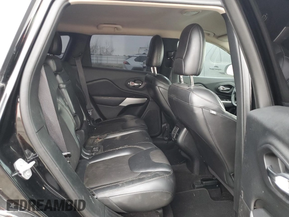 2018 Jeep Cherokee Latitude Plus with VIN 1C4PJLLB7JD518515, listed as a Copart auction lot 44738635 with 94,869 mi miles and Clean Title. Bid and sale history available at carsss.com. Image 10.