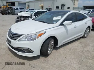 2015 Hyundai Azera Limited with VIN KMHFH4JG1FA476455, listed as a IAAI auction lot 42407261 with 110,293 mi miles and . Bid and sale history available at DreamBid. Image 2.