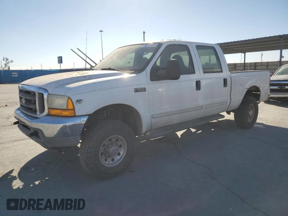 2001 Ford F-250 with VIN 3FTNW20S61MA46609, listed as a Copart auction lot 89076465 with 270,633 mi miles and Salvage title. Bid and sale history available at DreamBid. Image 1.
