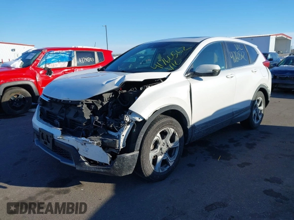 2019 Honda CR-V EX with VIN 5J6RW2H5XKL015974, listed as a IAAI auction lot 41760562 with 50,819 mi miles. Bid and sale history available at carsss.com. Image 6.