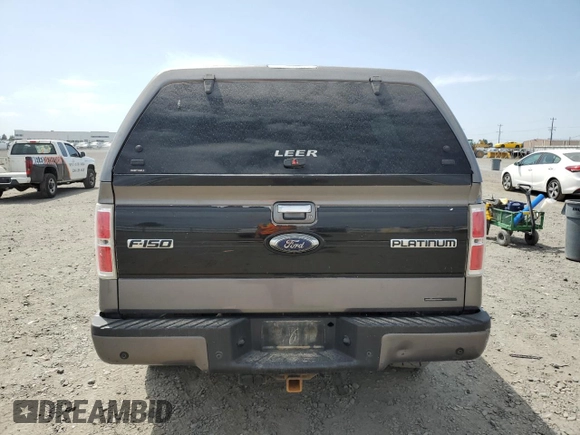 2013 Ford F-150 XL with VIN 1FTFW1EF8DFC90423, listed as a Copart auction lot 60133315 with 222,070 mi miles and Salvage title. Bid and sale history available at DreamBid. Image 6.