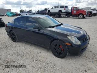 2004 Infiniti G35 w/Leather with VIN JNKCV51F54M711902, listed as a Copart auction lot 70869704 with 151,520 mi miles and Salvage Title. Bid and sale history available at DreamBid. Image 4.