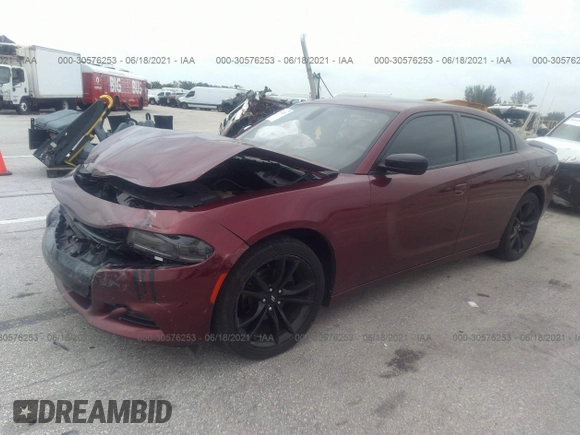 2017 Dodge Charger SE with VIN 2C3CDXBG4HH643015, listed as a IAAI auction lot 41722527 with 91,182 mi miles and . Bid and sale history available at carsss.com. Image 2.