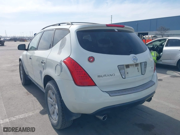 2006 Nissan Murano S with VIN JN8AZ08T26W423617, listed as a IAAI auction lot 41751723 with 181,797 mi miles. Bid and sale history available at carsss.com. Image 3.
