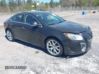 2013 Buick Regal GS with VIN 2G4GV5GV7D9248400, listed as a IAAI auction lot 41878427 with 148,987 mi miles. Bid and sale history available at carsss.com. Image 1.