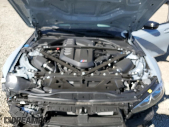 2024 BMW M3 Competition with VIN WBS33AY0XRFT58675, listed as a Copart auction lot 81841404 with 2,144 mi miles and Salvage title. Bid and sale history available at DreamBid. Image 13.