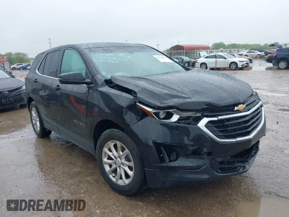 2019 Chevrolet Equinox LT z VIN 2GNAXUEV5K6174160, wystawiony jako IAAI lot #41890052 z przebiegiem 86 296 mil mil oraz . Historia ofert i sprzedaży dostępna na DreamBid. Obrazek 1.