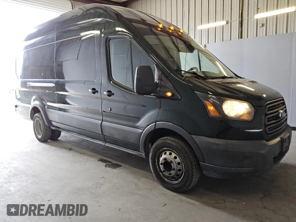 2017 Ford Transit with VIN 1FTRS4XG3HKA16236, listed as a Copart auction lot 46588335 with 156,290 mi miles and Clean Title. Bid and sale history available at carsss.com. Image 4.